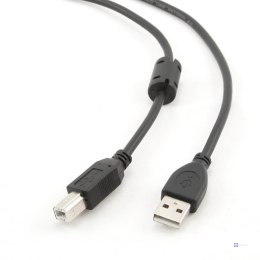 Kabel USB 2.0 AM/BM 4.5m czarny Gembird
