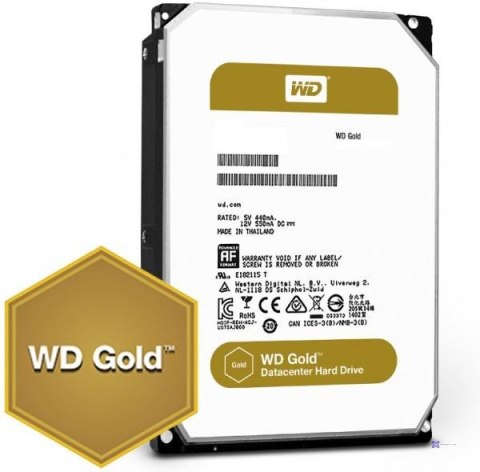 Dysk WD Gold™ WD141KRYZ 14TB 3,5" 7200 512MB SATA III