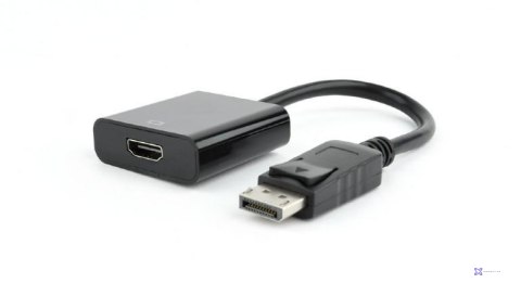 Adapter Display port męski do HDMI żeński czarny Gembird