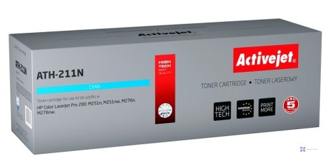 Activejet ATH-211N Toner (zamiennik HP 131A CF211A, Canon CRG-731C; Supreme; 1800 stron; niebieski)