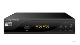 Tuner cyfrowy Esperanza EV105R DVB-T2 H.265/HEVC