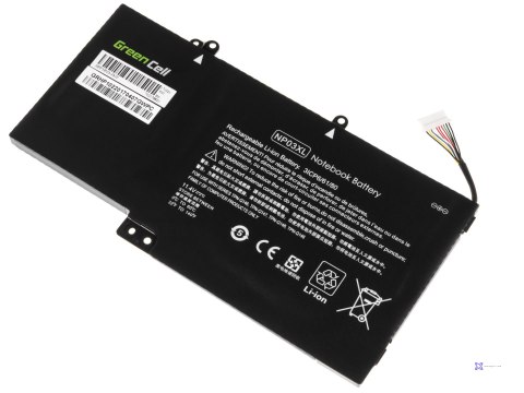 Bateria Green Cell NP03XL do HP Envy x360 15-U Pavilion x360 13-A 13-B