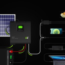 Inwerter solarny falownik Off Grid z ładowarką solarną MPPT Green Cell 24VDC 230VAC 3000VA/3000W Czysta sinusoida