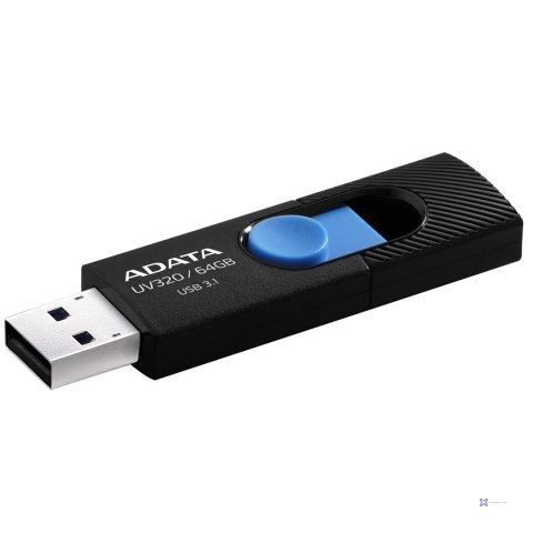 ADATA FLASHDRIVE UV320 64GB USB3.1 Black-Blue