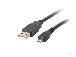 Kabel Lanberg CA-USBM-10CC-0018-BK (USB 2.0 M - Micro USB M; 1,8m; kolor czarny)