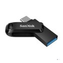 Pendrive SanDisk Ultra Dual GO SDDDC3-064G-G46 (64GB; USB 3.0, USB-C; kolor czarny)