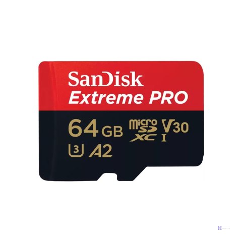 SANDISK EXTREME PRO microSDXC 64GB 200/90 MB/s A2