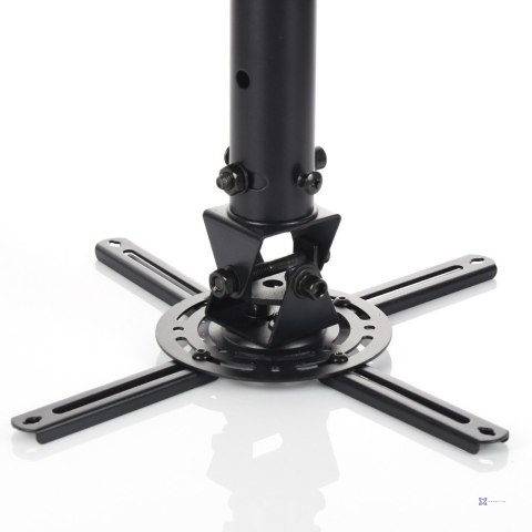 UCHWYT PODWIESZANY 45-76cm DO PROJEKTORA P-107B 15KG ART czarny