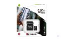 Karta pamięci z adapterem Kingston Canvas Select Plus SDCS2/512GB (512GB; Class 10, Class U1, V10; + adapter)