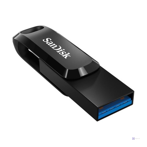Pendrive SanDisk Ultra Dual GO SDDDC3-128G-G46 (128GB; USB 3.0, USB-C; kolor czarny)