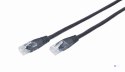 Kabel sieciowy UTP Gembird PP6U-0.5M/BK kat. 6, Patch cord RJ-45 (0,5 m)