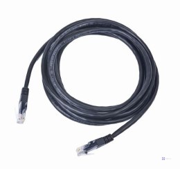 Kabel sieciowy UTP Gembird PP6U-1M/BK kat. 6, Patch cord RJ-45 (1 m)