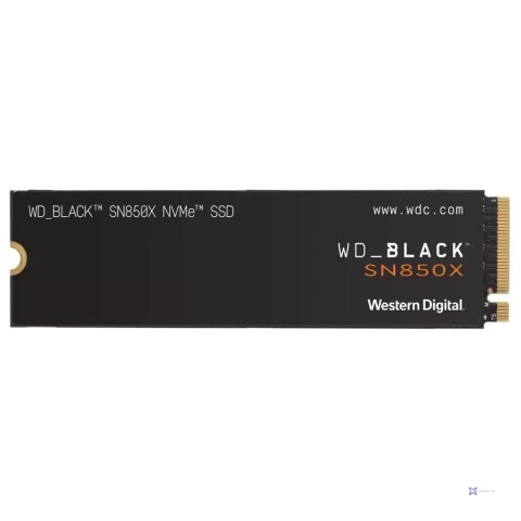 Dysk SSD WD Black SN850X 1TB M.2 2280 PCIe NVMe (7300/6300 MB/s) WDS100T2X0E
