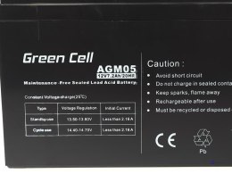 GREEN CELL AKUMULATOR ŻELOWY AGM05 12V 7,2AH