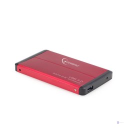 Obudowa na dysk GEMBIRD EE2-U3S-2-R (2.5"; USB 3.0; Aluminium; kolor czerwony)