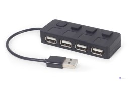 Hub USB 2.0 4-Portowy Gembird (czarny)