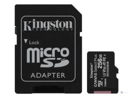 Karta pamięci Micro SD Kingston Class 10 256GB Canvas Select Plus 100MB/s + AdapterSD