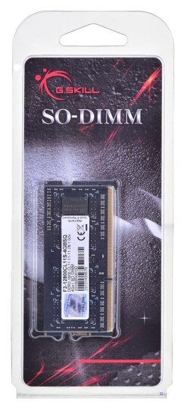 G.SKILL SO-DIMM DDR3 4GB 1600MHZ 1,5V F3-12800CL11S-4GBSQ
