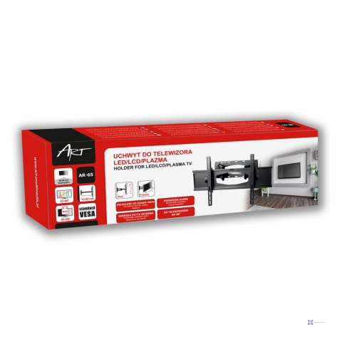 UCHWYT DO TV LCD/LED AR-65 ART 32-80" 60KG reg. pion/poziom 60cm