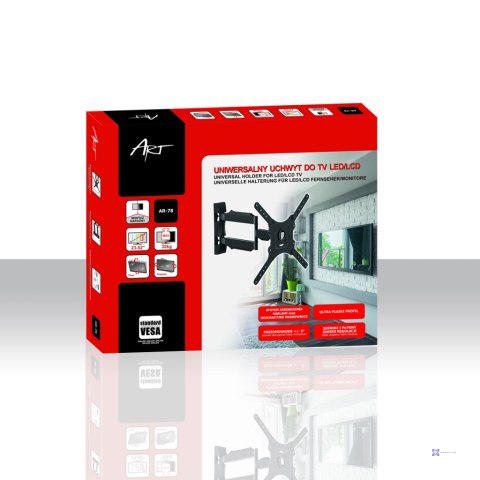 UCHWYT DO TV LED/LCD 23-52" 32KG AR-78 ART reg. pion/poziom 50cm
