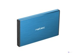 Obudowa na dysk NATEC Rhino Go NKZ-1280 (2.5"; USB 3.0; Aluminium; kolor niebieski)