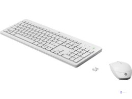 Zestaw bezprzewodowy klawiatura i mysz HP Combo 230 (biały)