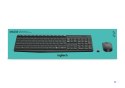 Zestaw klawiatura + mysz membranowa Logitech MK235 920-007931 (USB 3.0; kolor szary; optyczna)
