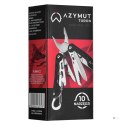 Multitool AZYMUT Turon - 10 narzędzi + karabińczyk +kabura do pasa (H-P224108)