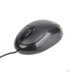 Mysz GEMBIRD MUS-U-01 (optyczna; 1000 DPI; kolor czarny)