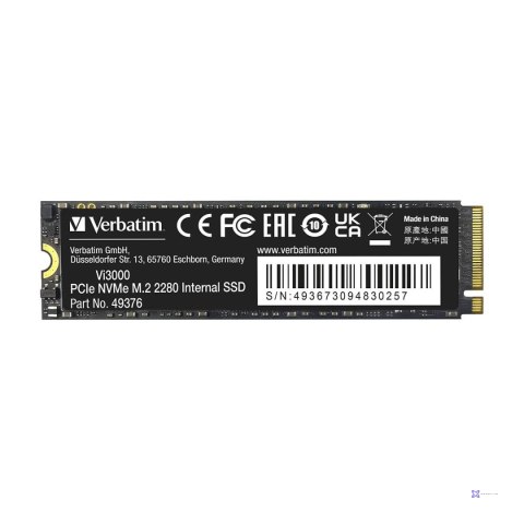 Dysk SSD Verbatim VI300 2TB M.2 PCIe Gen3 NVME 2280 (3300/3000 MB/s)