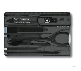 Zestaw Victorinox Karta SwissCard Lite, transparentna czarna