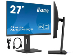 Monitor iiyama ProLite XUB2793QS-B1 27" IPS, WQHD, 1ms, 75Hz, 2xHDMI, 1xDP