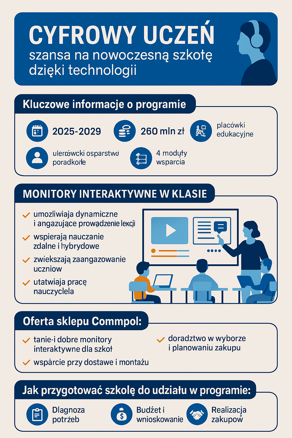 „Cyfrowy Uczeń” – szansa na nowoczesną szkołę dzięki technologii