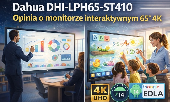 Dahua DHI-LPH65-ST410 –  opinia o monitorze interaktywnym 65
