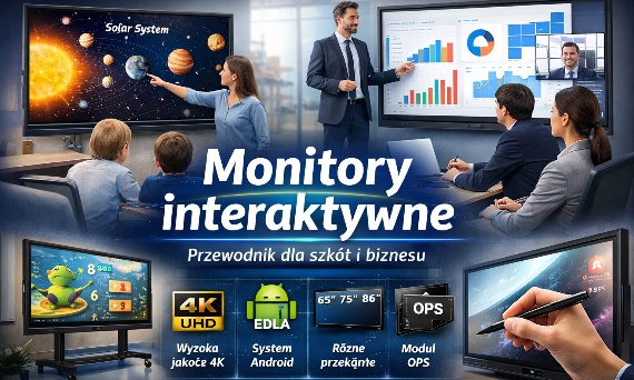Monitory interaktywne – jak wybrać najlepszy model do szkoły i biznesu?