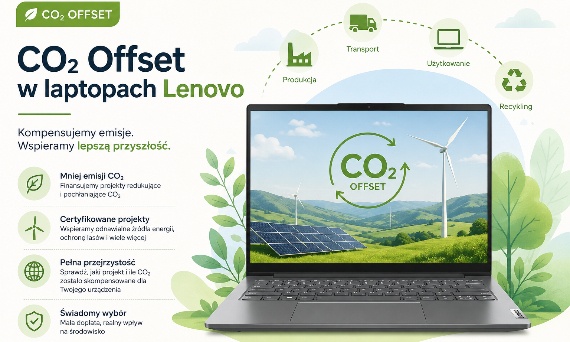CO₂ Offset w laptopach Lenovo – czy warto dopłacić do kompensacji śladu węglowego?