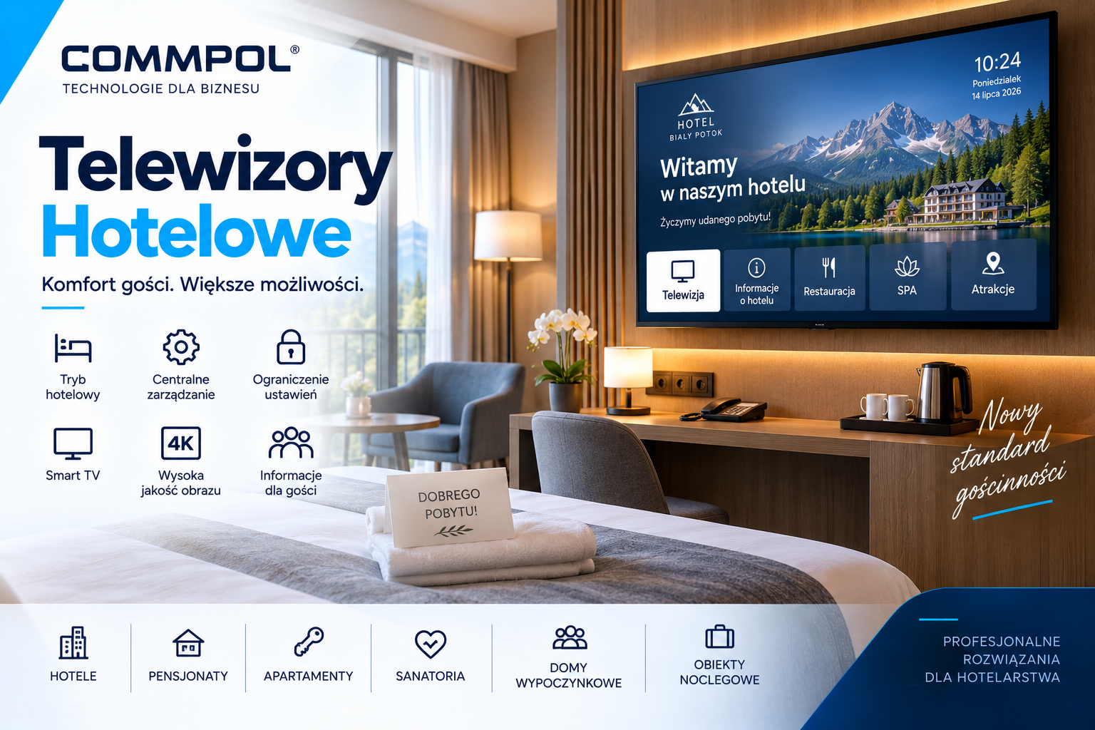 Telewizory Hotelowe